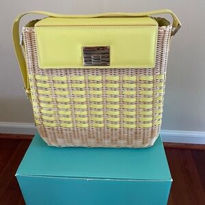 Italian Wicker Tiffany Handbag
